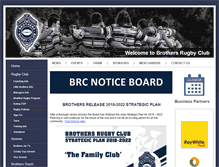 Tablet Screenshot of brothersrugby.com